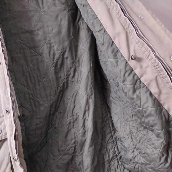 Vintage Quilt Lined Utility Coat, Size Small - Picture 5 of 13